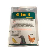 4 in 1 Powder - cage birds and pigeons - treatment - Racing Pigeons
