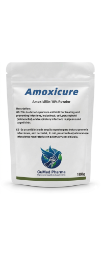 CuMed Pharma - Amoxicure 100gr - amoxicillin 10% - Racing Pigeons