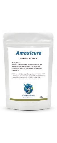 CuMed Pharma - Amoxicure 100gr - amoxicillin 10% - Racing Pigeons