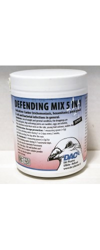 DAC - Defending Mix 5 in 1 - 100gr - broad spectrum - Racing Pigeons
