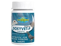 Vetafarm - Doxyvet-P - Colibacillosis - Chlamydia - 100 tablets - Racing Pigeons
