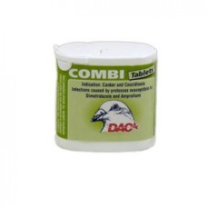 DAC - Combi 3 in 1 - 50 tablets - coccidiosis - trichomonades - canker - Racing Pigeons