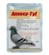 Amoxy-Tyl 100gr - ornithosis - paratyphoid - Treatment - Racing Pigeons Amoxy-Tyl 100gr - ornithosis - paratyphoid - Treatment - Racing Pigeons