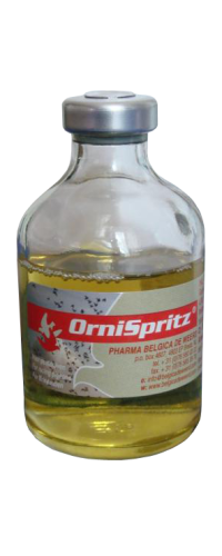 Belgica de Weerd - Ornispritz 150 doses - ornithosis and coryza injection - Racing Pigeons