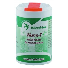 Rohnfried - Wurm-T - Worm Tabs - 100 Tablets - Racing Pigeons