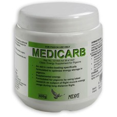 Medpet - Medicarb 400g - L-Carnitine - Racing Pigeons