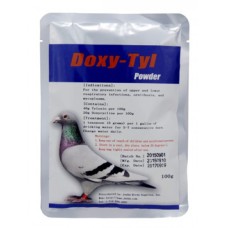 Doxy-Tyl 100g powder - respiratory infections - Racing Pigeons